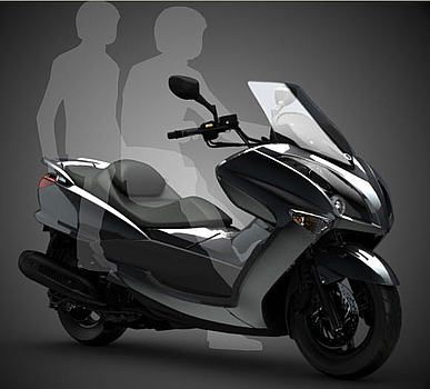 Yamaha Majesty Matic Motorcycle Design