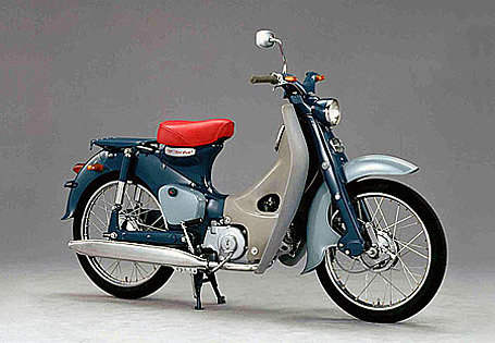 The venerable Honda super cub motorcycle